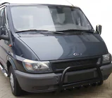 Ford Transit 2000–2014 Přední ochranný rám WT003 Black (2000-2006, nerez) fotografie 1
