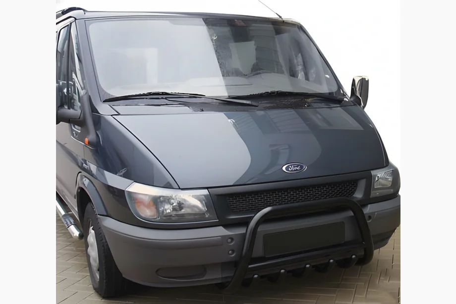 Ford Transit 2000–2014 Přední ochranný rám WT003 Black (2000-2006, nerez) Image