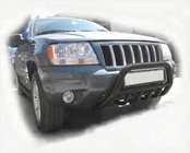 Jeep Grand Cherokee WK 2004–2010 Přední ochranný rám (bullbar) WT003 Black fotografie 1