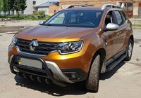 Renault Duster 2018–2024 Nerezový přední ochranný rám (bullbar) WT003 Black bez nápisu fotografie 4