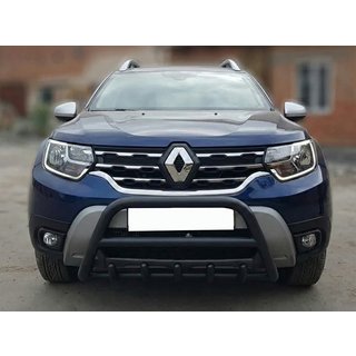 Nerezový přední ochranný rám (bullbar) WT003 Black bez nápisu fotografie 3