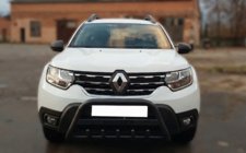 Renault Duster 2018–2024 Bullbar s nápisem WT004 Black (nerez.) fotografie 3