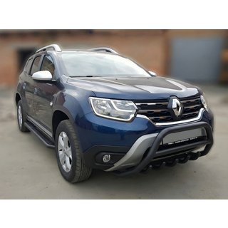 Nerezový přední ochranný rám (bullbar) WT003 Black bez nápisu fotografie 1
