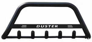 Dacia Duster 2018–2024 Bullbar s nápisem WT004 Black (nerez.) fotografie 5