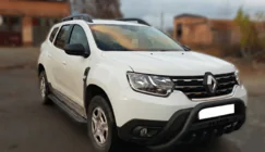Dacia Duster 2018–2024 Bullbar s nápisem WT004 Black (nerez.) fotografie 4