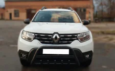 Dacia Duster 2018–2024 Bullbar s nápisem WT004 Black (nerez.) fotografie 3