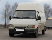 Ford Transit 1991–2000 Přední ochranný rám WT003 Black (nerez) fotografie 1