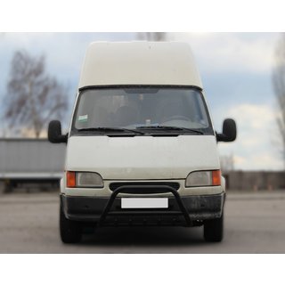 Přední ochranný rám WT003 Black (nerez) Ford Transit 1991–2000 fotografie 3