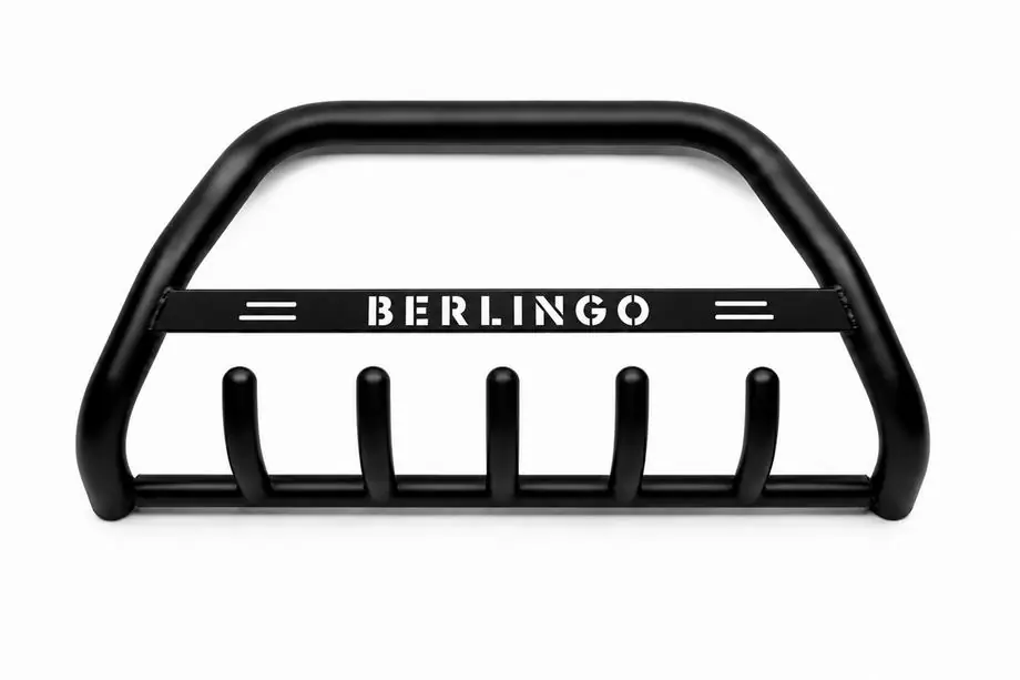 Citroen Berlingo 1996–2008 Přední ochranný rám WT004 Black (nerez) Image