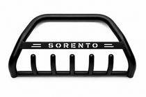 Kia Sorento I BL 2002–2009 Přední ochranný rám WT004 Black (nerez) fotografie 4