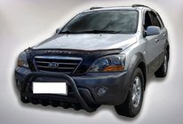 Kia Sorento I BL 2002–2009 Přední ochranný rám WT004 Black (nerez) fotografie 3