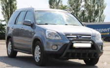 Honda CRV 2001–2006 Přední ochranný rám WT004 Black (nerez) fotografie 2