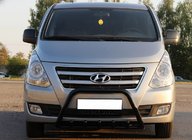Hyundai H300, H1, Starex 2008–2020 Přední ochranný rám WT004 Black (nerez) fotografie 1