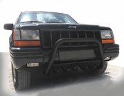 Jeep Grand Cherokee WJ 1999–2004 Přední ochranný rám WT004 Black (nerez) fotografie 1