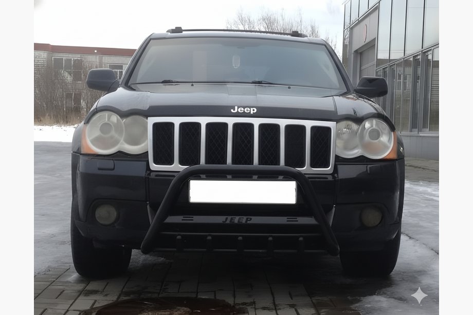 Jeep Grand Cherokee WK 2004–2010 Přední ochranný rám WT004 Black (nerez) Image
