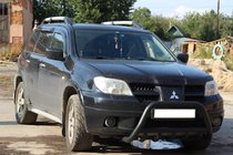 Mitsubishi Outlander 2001–2006 Přední ochranný rám WT003 Black (nerez) fotografie 1