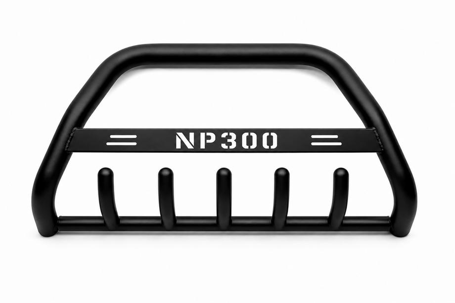Nissan NP300 1999–2015 Přední ochranný rám WT004 Black (nerez) Image