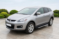 Mazda CX-7 2006–2012 Boční nášlapy Duru (2 ks, hliník) fotografie 1