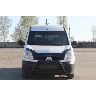 Přední ochranný rám WT004 Black (nerez) Renault Kangoo 1998–2008 fotografie 1