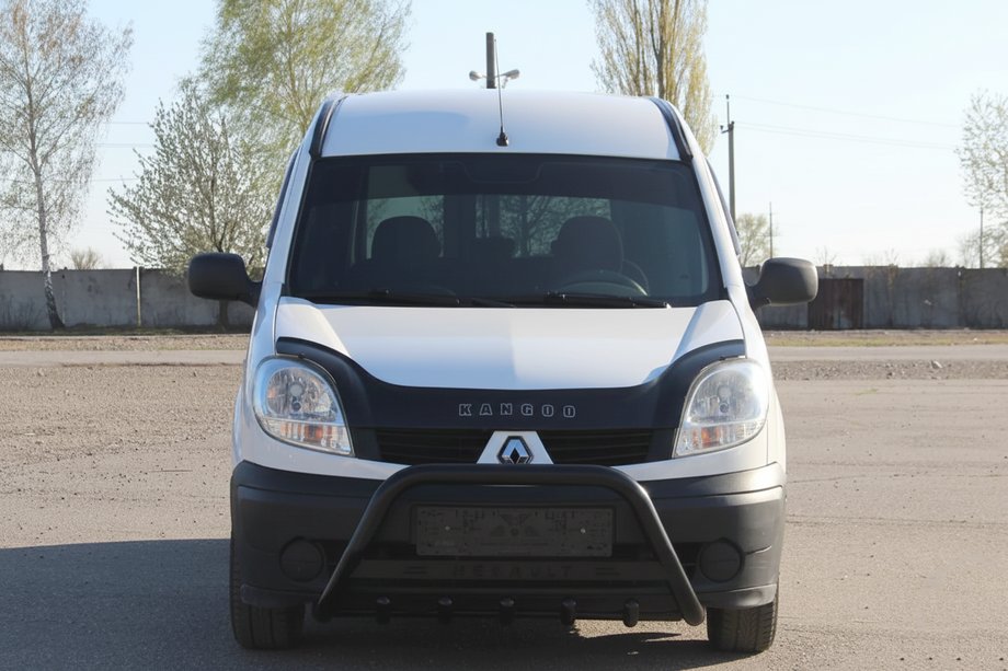 Renault Kangoo 1998–2008 Přední ochranný rám WT004 Black (nerez) Image