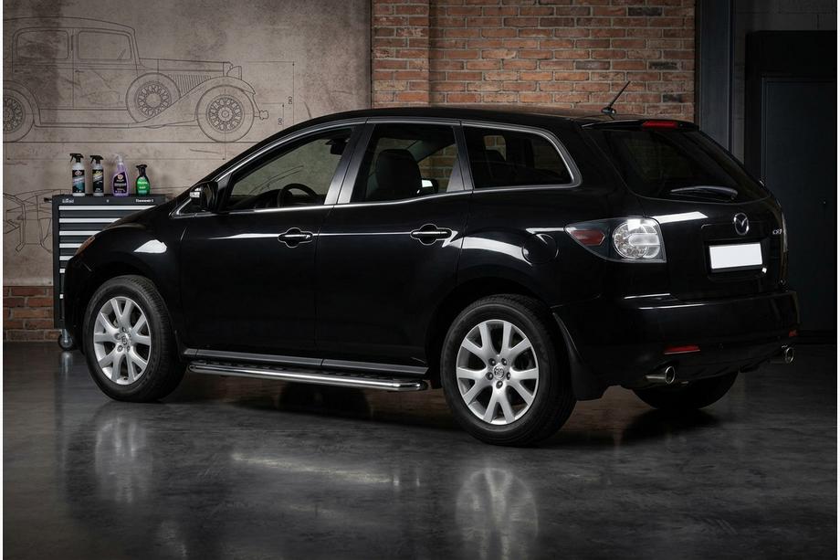 Mazda CX-7 2006–2012 Boční nášlapy Maydos V1 (2 ks, nerez) Image