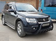 Suzuki Grand Vitara 2005–2017 Přední ochranný rám WT004 Black (nerez) fotografie 4