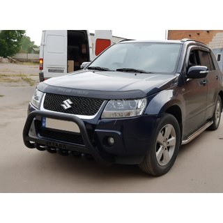 Přední ochranný rám WT004 Black (nerez) Suzuki Grand Vitara 2005–2017 fotografie 1