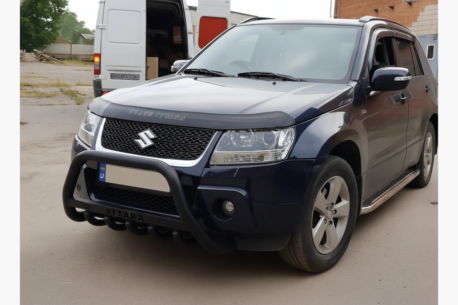Suzuki Grand Vitara 2005–2017 Přední ochranný rám WT004 Black (nerez) Image