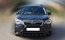 Subaru Forester 2013–2018 Přední ochranný rám WT003 Black (nerez) fotografie 4