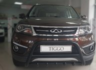Chery Tiggo 5 2013– Přední ochranný rám WT003 Black (nerez) fotografie 1