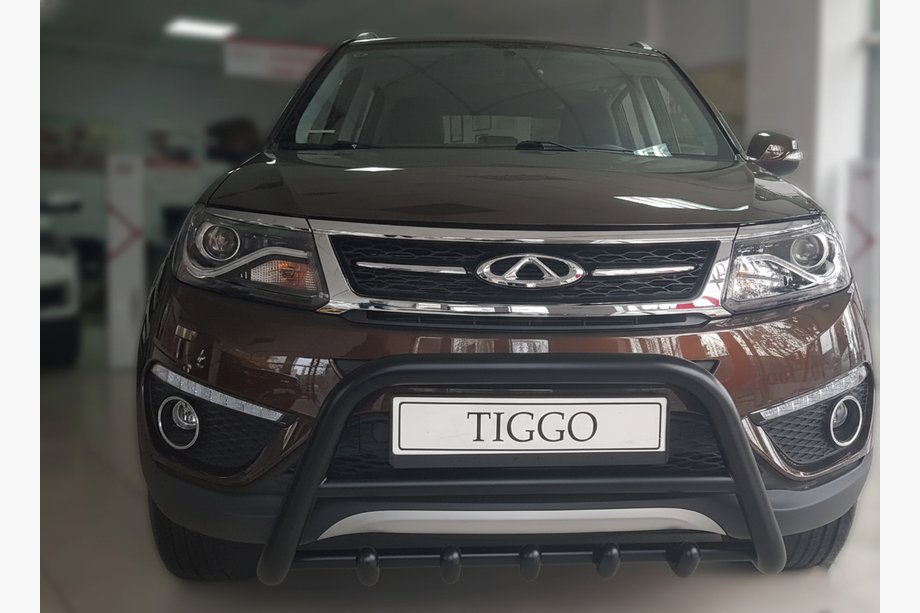 Chery Tiggo 5 2013– Přední ochranný rám WT003 Black (nerez) Image