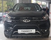 Chery Tiggo 7 2016–2019 Přední ochranný rám WT003 Black (nerez) fotografie 1