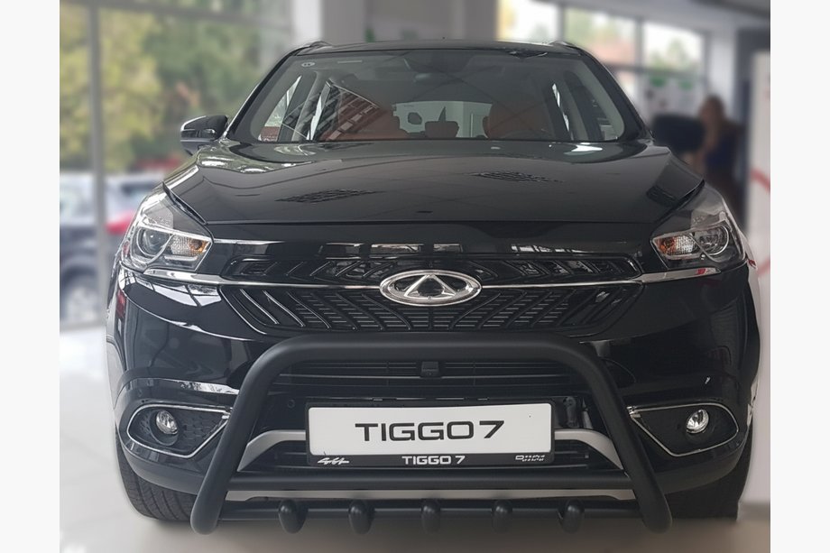Chery Tiggo 7 2016–2019 Přední ochranný rám WT003 Black (nerez) Image