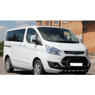 Přední ochranný rám WT003 Black (nerez) Ford Custom 2013–2022 fotografie 4