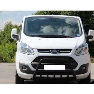 Přední ochranný rám WT003 Black (nerez) Ford Custom 2013–2022 fotografie 3