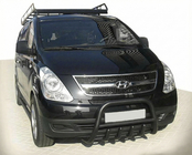 Hyundai H300, H1, Starex 2008–2020 Přední ochranný rám WT003 Black (nerez) fotografie 6