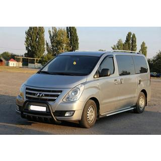 Přední ochranný rám WT003 Black (nerez) Hyundai H300, H1, Starex 2008–2020 fotografie 3