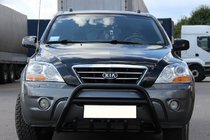 Kia Sorento I BL 2002–2009 Nerezový bullbar WT003 Black-2 fotografie 3