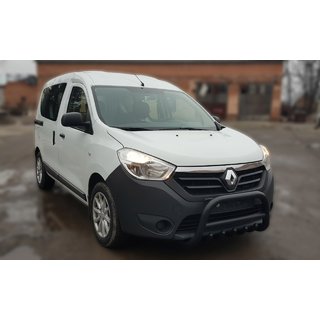Přední ochranný rám WT003 Black (nerez) Dacia Lodgy 2012–2022 fotografie 1
