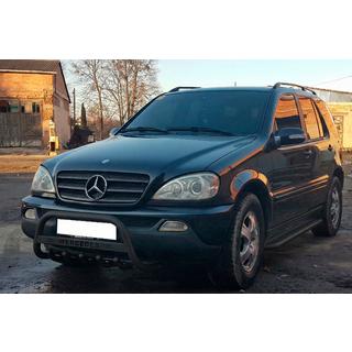 Přední ochranný rám WT004 Black (nerez) Mercedes ML W163 1997–2005 fotografie 3