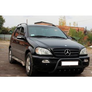 Přední ochranný rám WT004 Black (nerez) Mercedes ML W163 1997–2005 fotografie 1