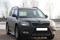 Skoda Yeti 2009–2017 Přední ochranný rám WT003 Black (nerez) fotografie 1