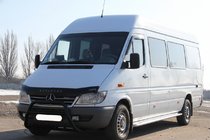 Mercedes Sprinter W901/902/903/904/905 1995–2006 Přední ochranný rám (bullbar) WT003 Black (nerez) fotografie 1