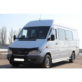 Přední ochranný rám (bullbar) WT003 Black (nerez) Mercedes Sprinter W901/902/903/904/905 1995–2006 fotografie 1