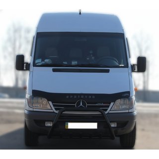 Přední ochranný rám (bullbar) WT003 Black (nerez) Mercedes Sprinter W901/902/903/904/905 1995–2006 fotografie 3