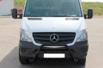 Mercedes Sprinter W906 2006–2018 Přední ochranný rám WT004 (černý) fotografie 3