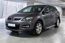 Mazda CX-7 2006–2012 Boční nášlapy Line (2 ks, hliník) fotografie 1