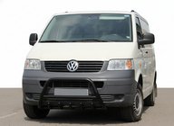 Volkswagen T5 Multivan 2003–2010 Přední ochranný rám (bullbar) WT003 Black (nerez) fotografie 1