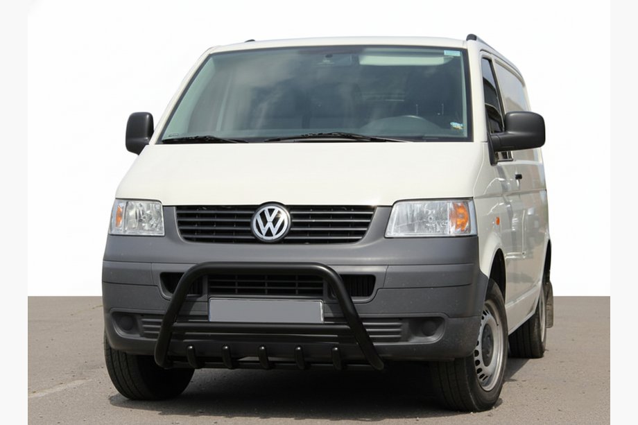 Volkswagen T5 Multivan 2003–2010 Přední ochranný rám (bullbar) WT003 Black (nerez) Image