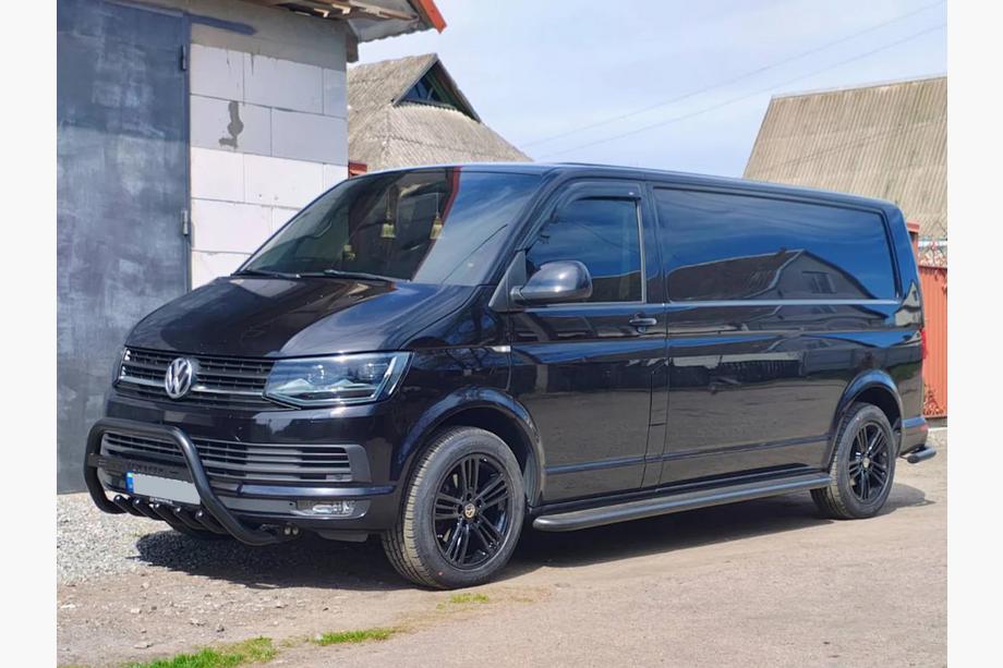 Volkswagen T6 2015–2024 Přední ochranný rám (bullbar) WT003 Black (nerez) Image